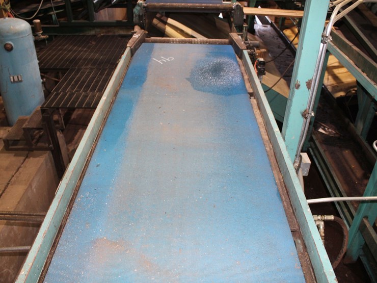 48"x17'-outfeed-belt-for-cornell-edger-w/-hydraulic-drive-w/-hydraulic-hurry-up-roll-image-4
