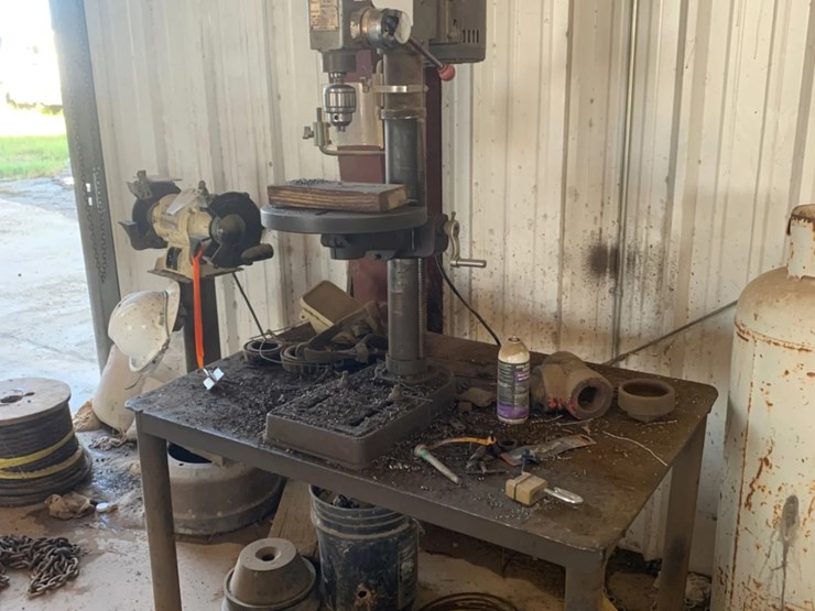 buffalo-12-speed-heavy-duty-drill-press-w/-jacob’s-ball-bearing-super-chuck-image-1