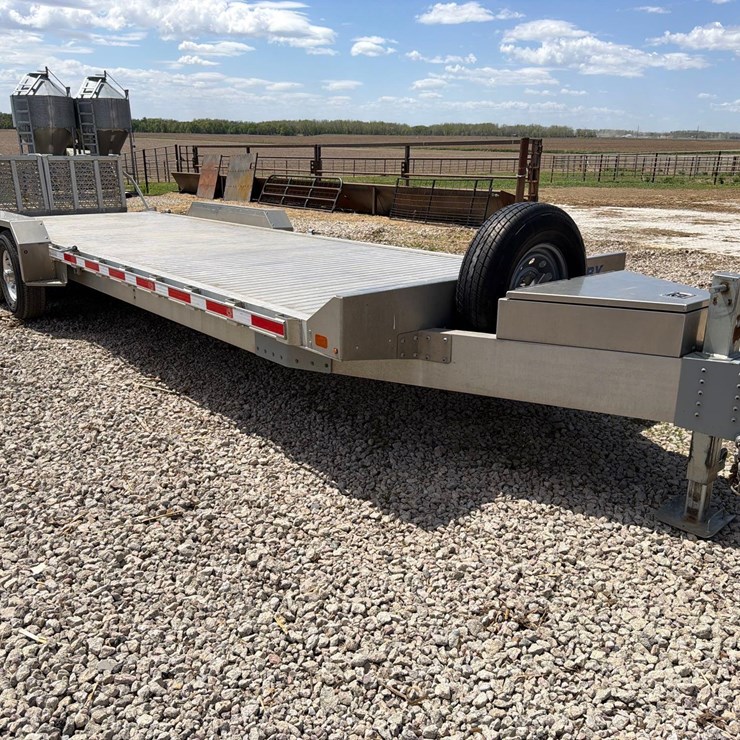 2020 EBY 86” x 24 1/2ft Bumper Hitch Flatbed Trailer—1 Owner