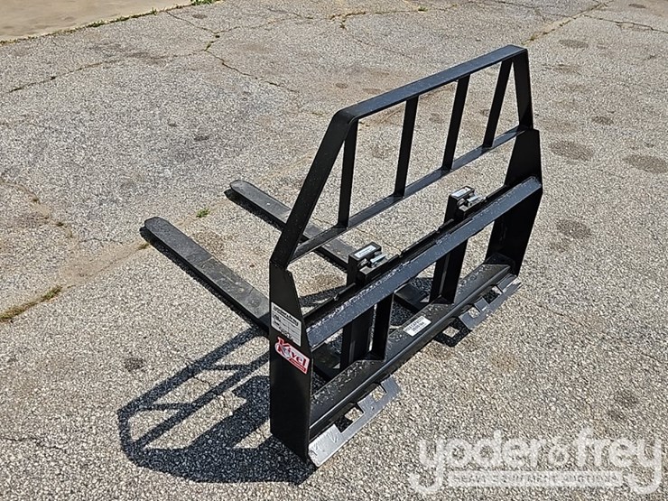 unused-kivel-48"-3500#-pallet-fork-attachment-to-suit-skidsteer-image-2