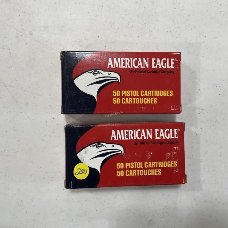 100 Rounds Federal 40 S&W Ammo