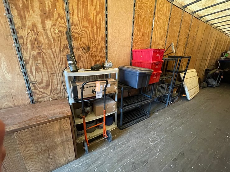 #7089-•-dolly,-shelves-and-contents-image-1
