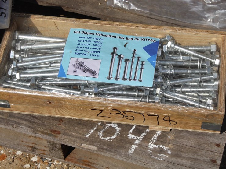 #5164-•-box-of-60-pcs.-hot-dipped-galvanized-hex-bolt-kit-image-2