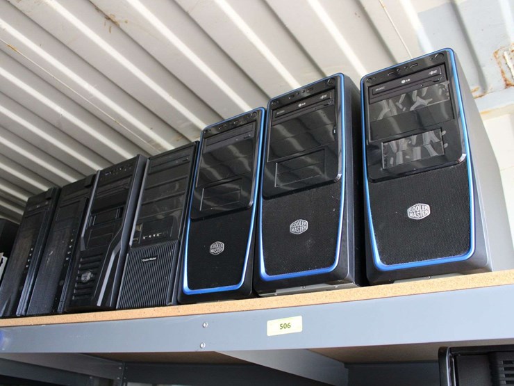 four-shelves-of-desktop-computers-image-2
