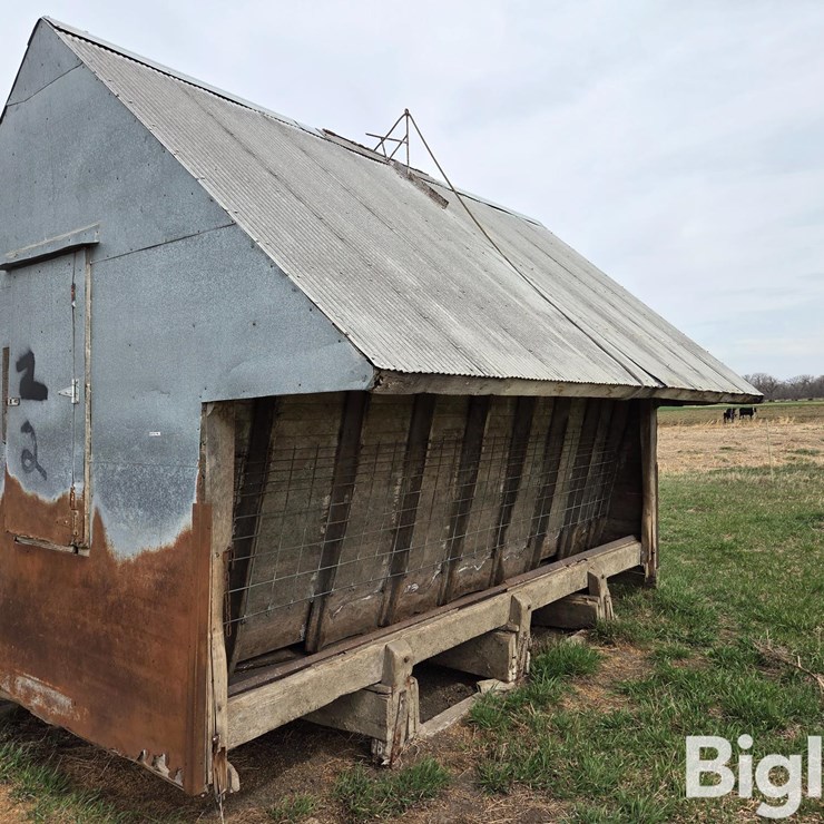 Shop Built Wood Livestock Feeder