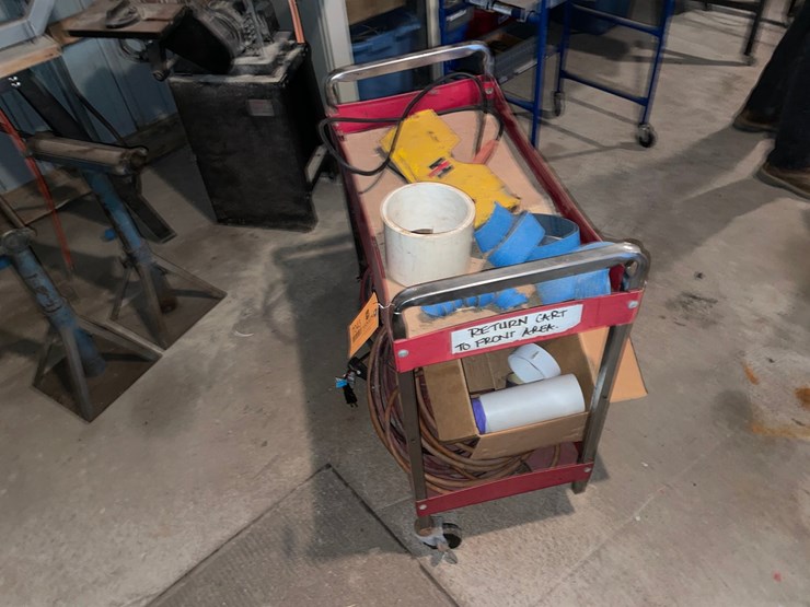 #7043-•-metal-shop-cart-and-contents-image-1