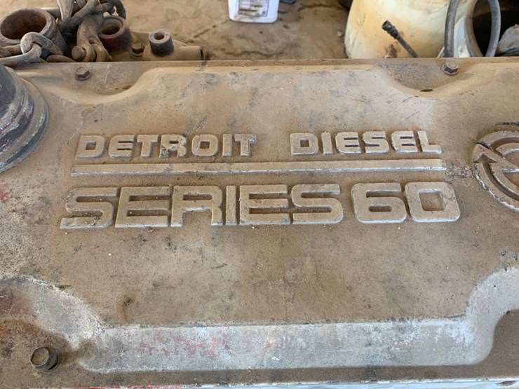 (incomplete)-detroit-series-60-motor-w/-alternator,-and-clutch-image-5