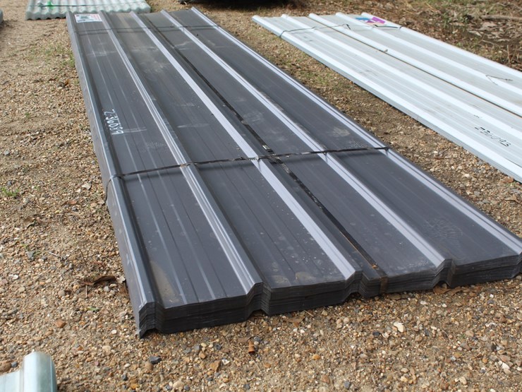 #5177-•-bundle-of-grey-metal-roof-panels-image-2