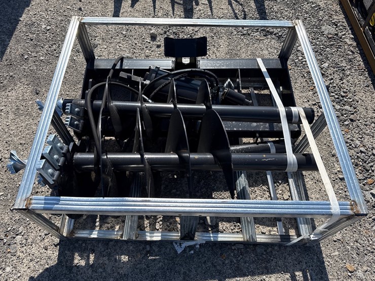 #2028-•-unused-jct-skid-steer-hydraulic-auger-drive-&-bits-inv#-47052-image-3