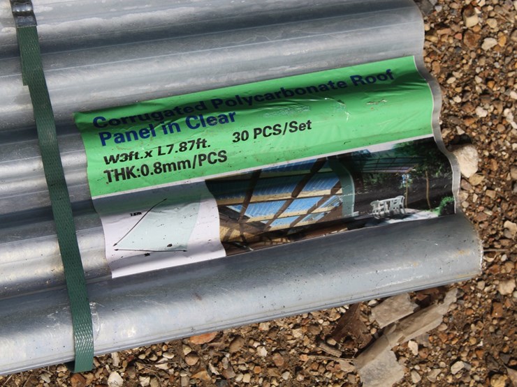 #5144-•-bundle-of-3ft-x-8ft-corrugated-polycarbonate-roof-panel-image-2