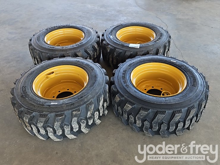 unused-12-16.5-tires-c/w-wheels-to-suit-new-holland,-john-deere,-cat-skidsteer-(4-of)-image-4