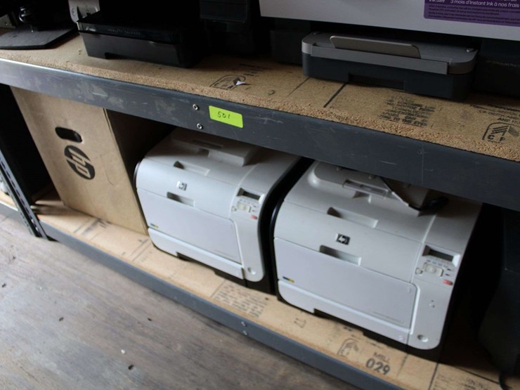 four-shelves-of-desktop-computers,-dell-laptops,-printers-image-8