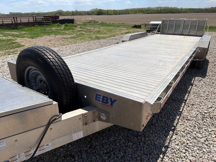 2020-eby-86”-x-24-1/2ft-bumper-hitch-flatbed-trailer—1-owner-image-13