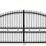 20ft.-bi-parting-wrought-iron-gate-(new/unused)-galvanized-+-powder-coated-image-2