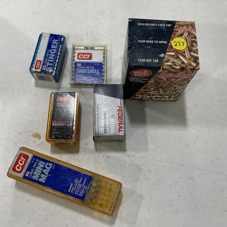 650 +/- Rounds Misc 22 LR Ammo