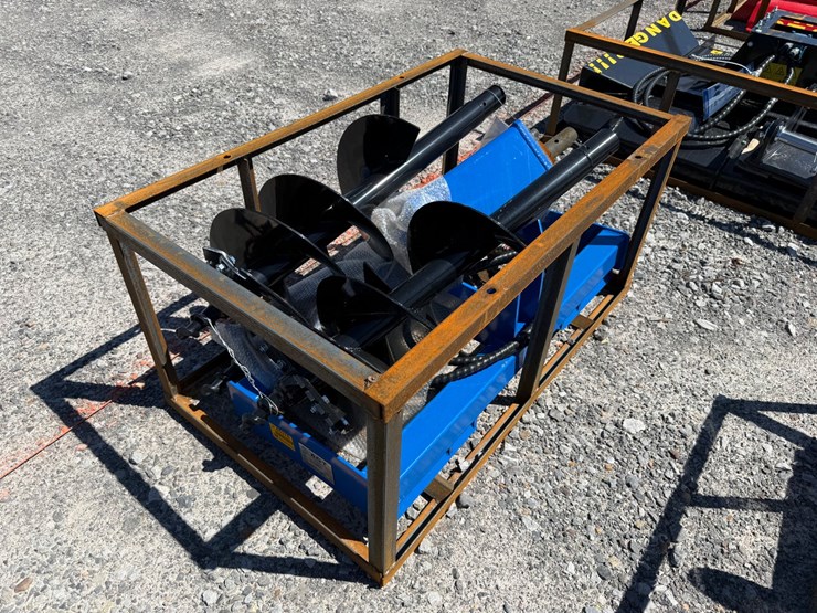 #45376-•-unused-agt-skid-steer-auger-w/-(3)-bits-image-1