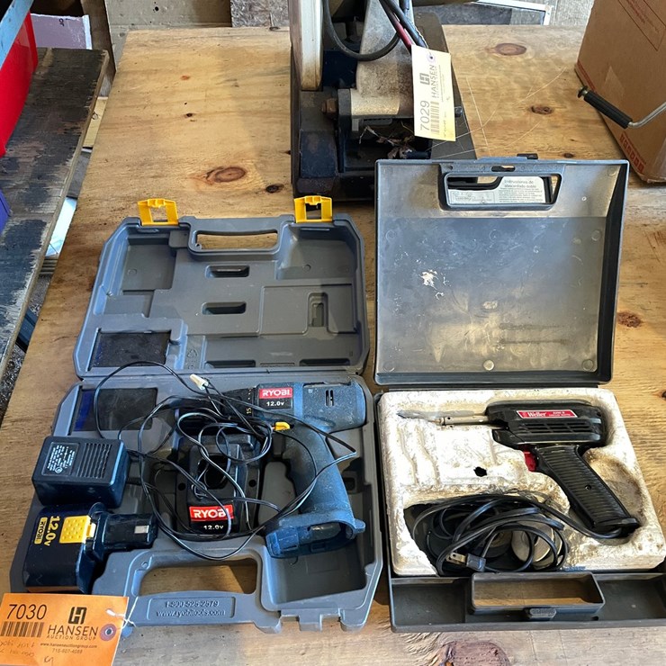 #7030 • Ryobi Drill and Misc. Tool Cases