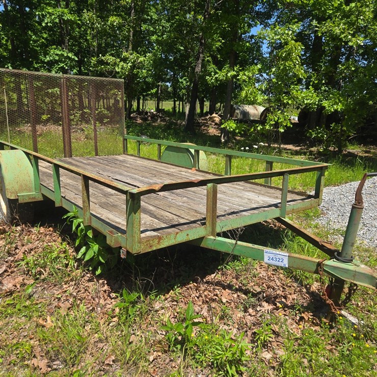 #24322 • 12' Flatbed Trailer
