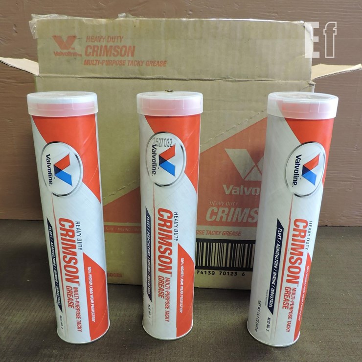 (8) UNOPENED TUBES OF VALVOLINE CRIMSON GREASE