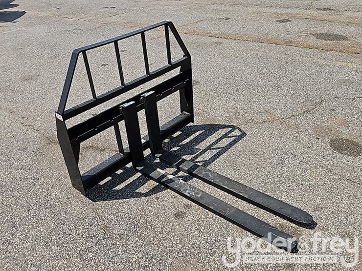 unused-kivel-48"-3500#-pallet-fork-attachment-to-suit-skidsteer-image-4