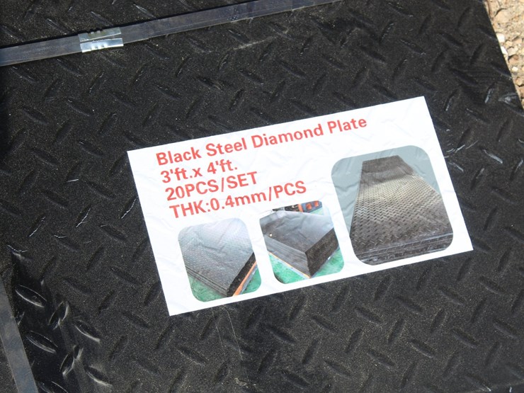 #5143-•-bundle-of-3ft-x-4ft-black-steel-diamond-plate-image-2