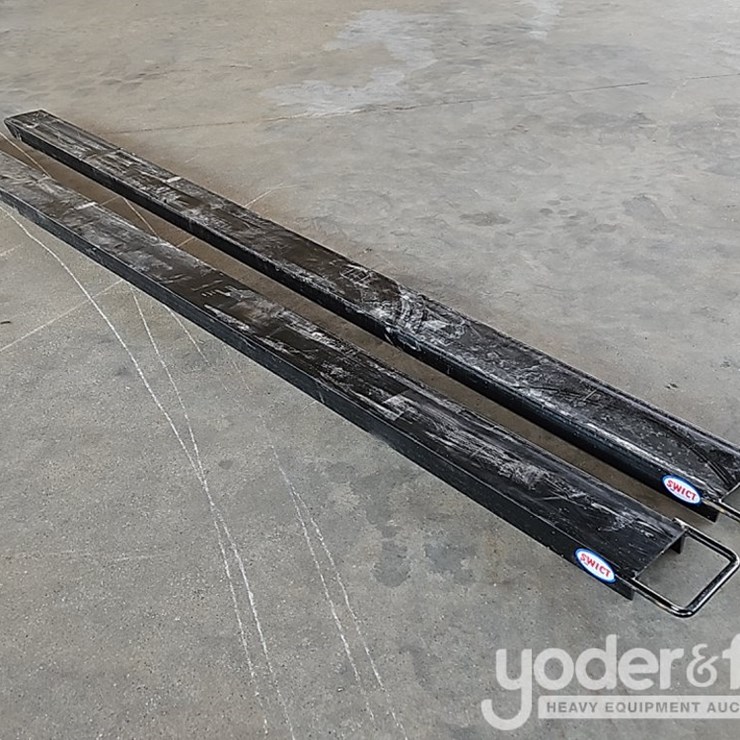 Unused 8' Pallet Fork Extensions