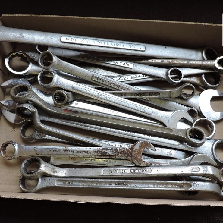 ASSORTED WRENCHES, MOSTLY SAE