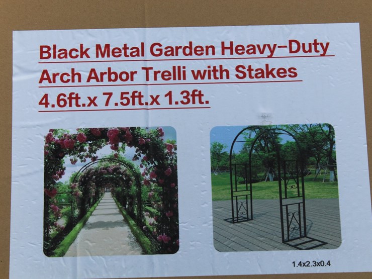 #5139-•-metal-garden-heavy-duty-arch-arbor-trellis-image-2