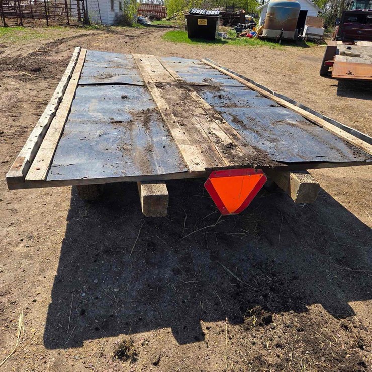 8ft x 16ft Wood Flatbed