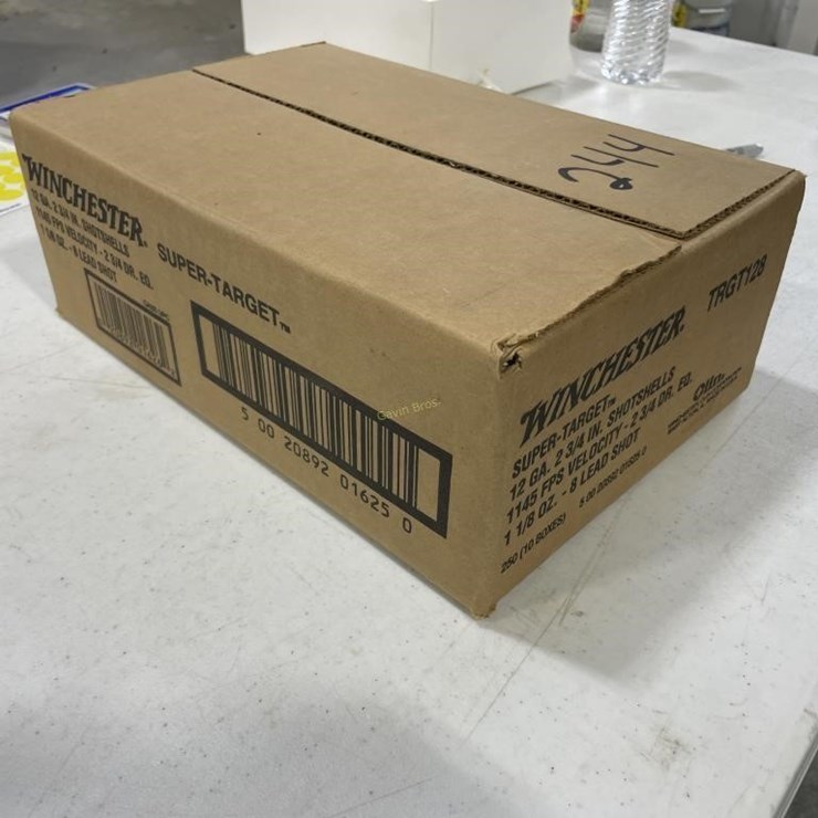 250 Rounds Winchester Super Target 12ga Ammo