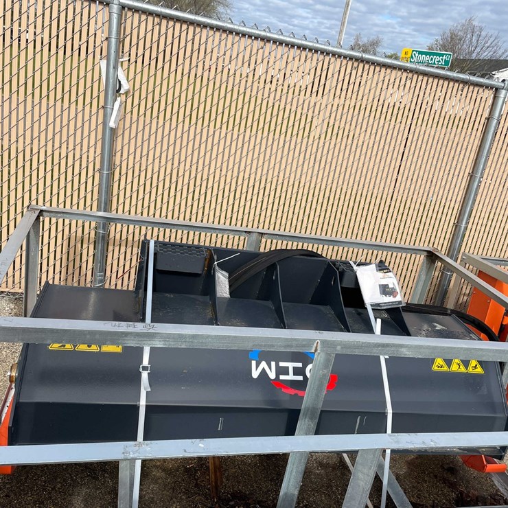 #9029 • Unused WIG 72" Bi Directional Skid Steer Rototiller (O12)