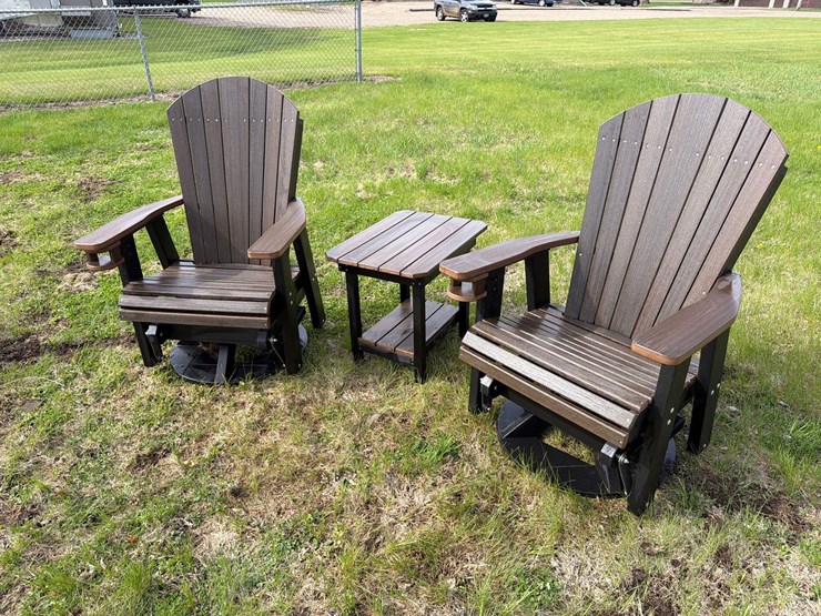 brazilian-walnut-black-swivel-glider-set-with-end-table-image-2