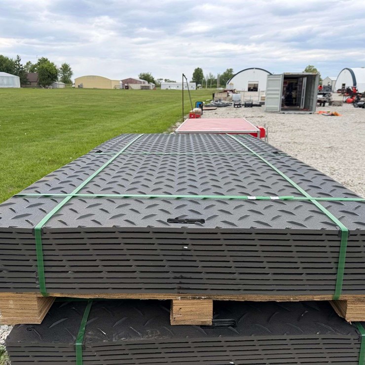 (12) Polyethylene 94" x 47" Mats