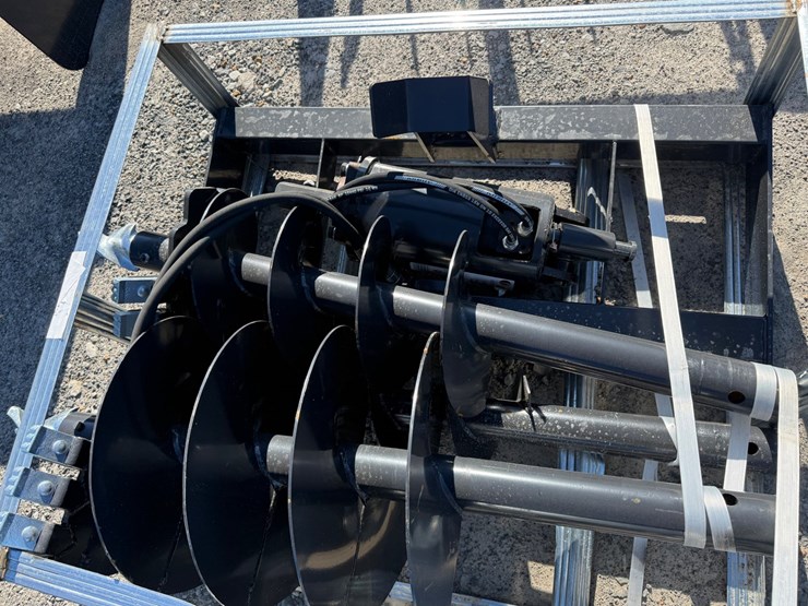 #2074-•-unused-jct-skid-steer-hydraulic-auger-drive-&-bits-inv#-47053-image-4