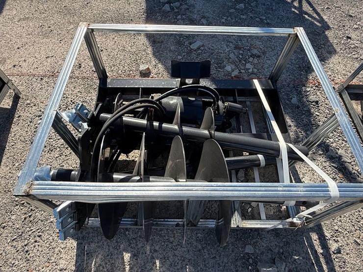 #2063-•-unused-jct-skid-steer-hydraulic-auger-&-bits-inv#-45682-image-2