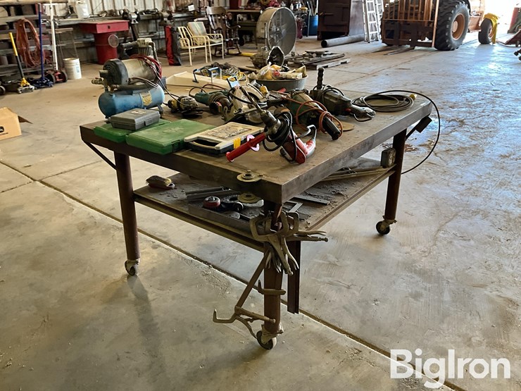 shop-built-work-bench-&-tools-image-3