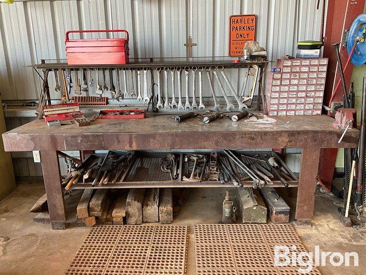 shop-built-workbench-&-tools-image-2