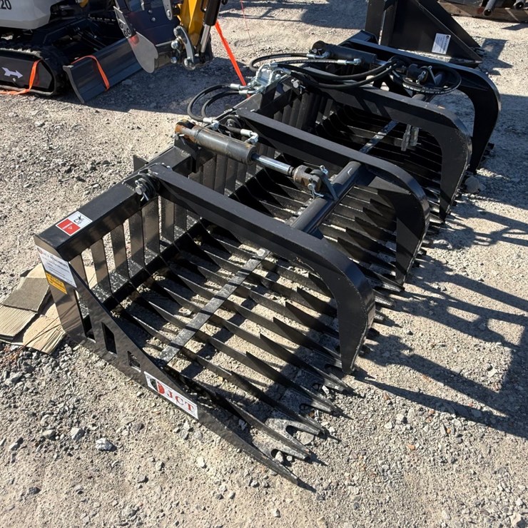 #2096 • Unused JCT Skid Steer Rock Grapple Bucket INV# 47063