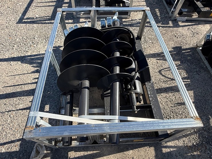 #2071-•-unused-jct-skid-steer-hydraulic-auger-&-bits-inv#-45679-image-2