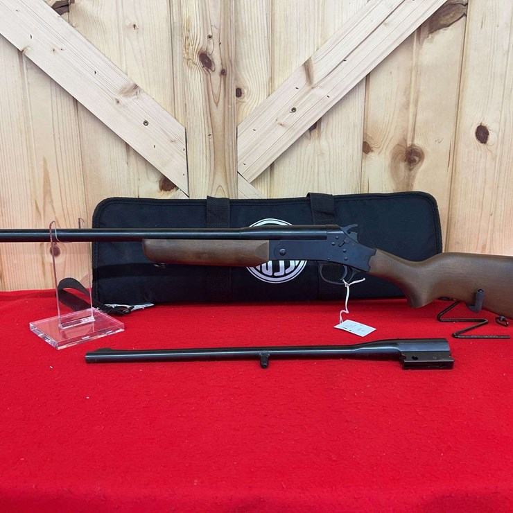 Rossi Matched Pair Single Shot Combo Set, 20 Gauge and .22 LR