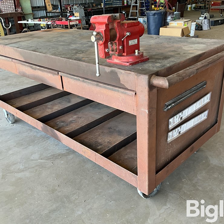 40”x88” Rolling Work/Storage Bench