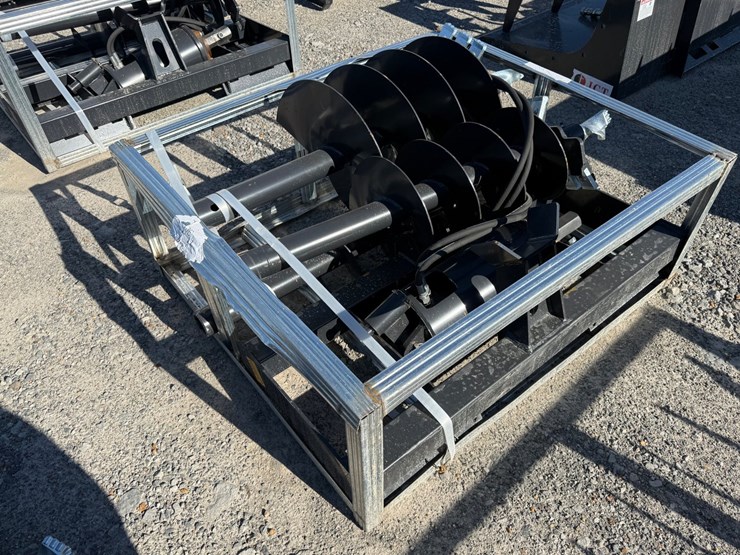 #2074-•-unused-jct-skid-steer-hydraulic-auger-drive-&-bits-inv#-47053-image-8