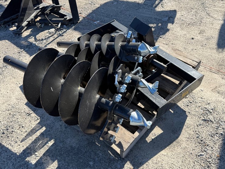 #2088-•-unused-jct-skid-steer-hydraulic-auger-drive-&-bits-inv#-47055-image-1