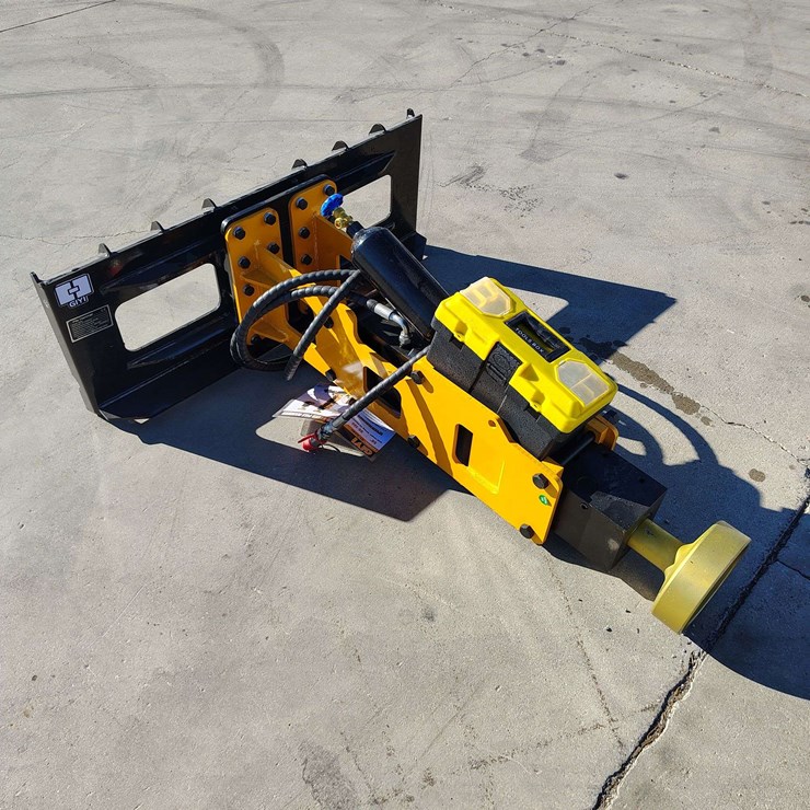 Heavy Duty Skid Steer Post Driver (New/Unused)