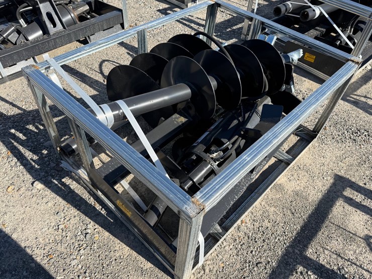 #2070-•-unused-jct-skid-steer-hydraulic-auger-&-bits-inv#-45678-image-1