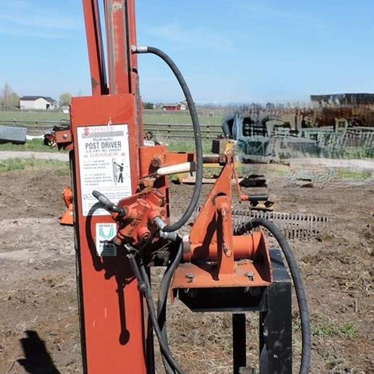 SHAVER, MODEL HD-8 HYDRAULIC POST POUNDER, 3PT, CA