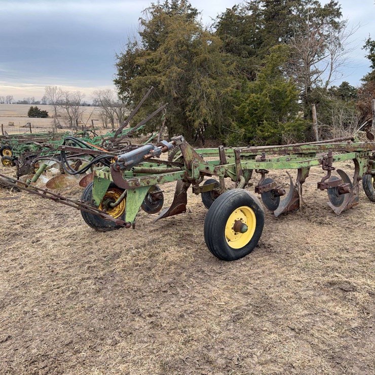 John Deere Pull Type Four Bottom Plow