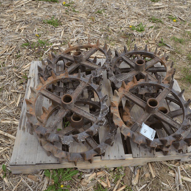2 inch hole crowfoot packer wheels