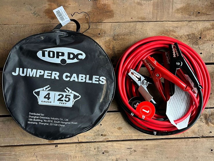 jumper-cables,-25ft,-4-gauge,-heavy-duty-(new/unused)-image-1