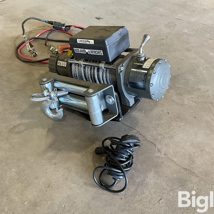 Badlands 12,000Lb Trailer Mounted Winch